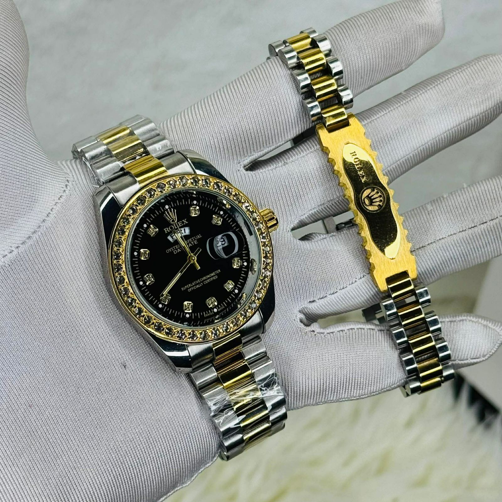 RLX luxury watch and bracelate