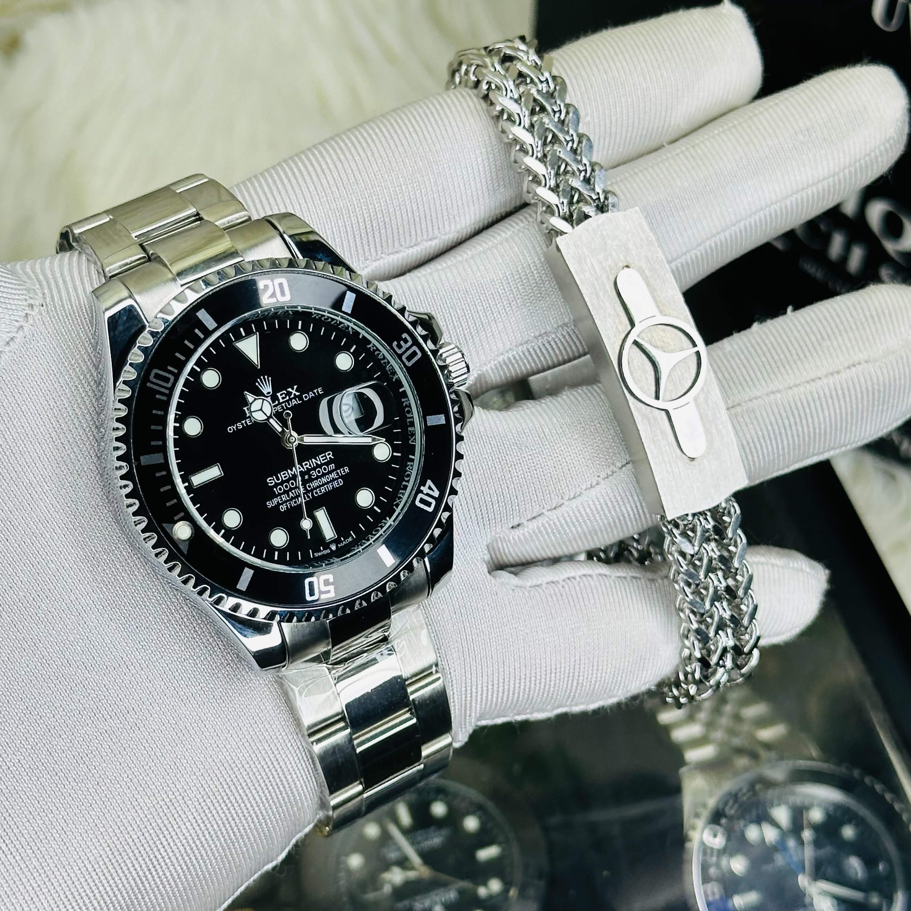 Premium Quality Submariner Silver Watches combo